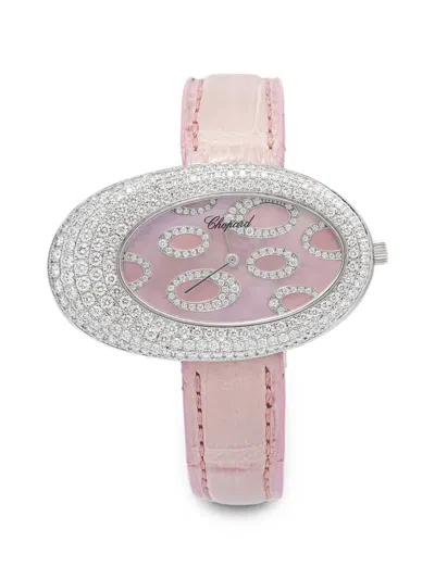 Pre-owned Chopard Classique Diamond 45mm Watch In Pink