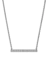 CHOPARD COLLIER ICE CUBE 18K WHITE GOLD & DIAMOND NECKLACE