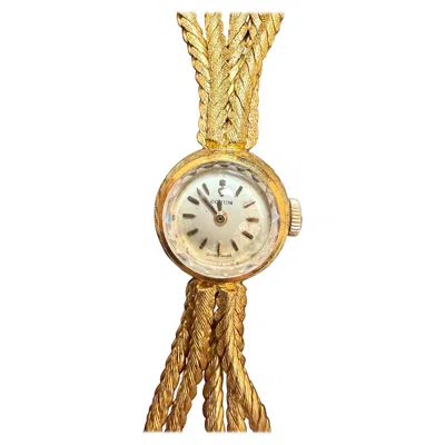 Pre-owned Chopard Corum. A Lady's 18k Gold Multiple Chain Bracelet Watch 38.5 Gm, 7.25 " Vintage