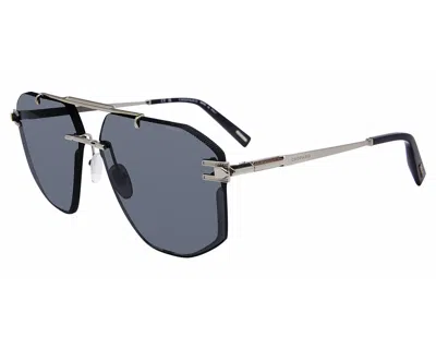 Chopard Dark Grey Pilot Men's Sunglasses Schl23 0509 64 In Gold