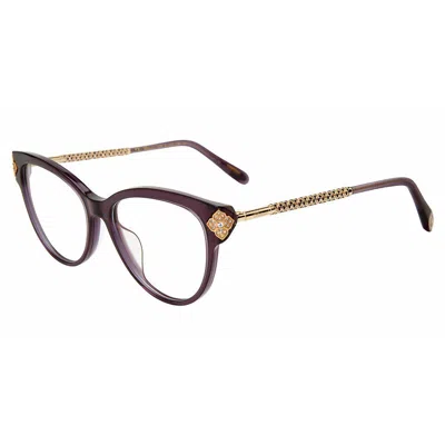 Chopard Demo Cat Eye Ladies Eyeglasses Vch332s 06la 54 In Green