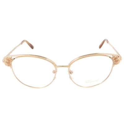 Chopard Demo Cat Eye Ladies Eyeglasses Vchc51s 300y 53 In Gold