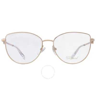Chopard Demo Cat Eye Ladies Eyeglasses Vchf51s 0300 54 In Gold