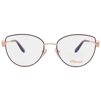 Chopard Demo Cat Eye Ladies Eyeglasses Vchg02s 02am 53 In Gold