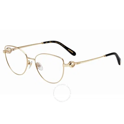 Chopard Demo Cat Eye Ladies Eyeglasses Vchg02s 0300 53 In Gold