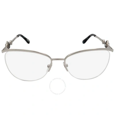 Chopard Demo Cat Eye Unisex Eyeglasses Vchb98s 0579 55 In Silver