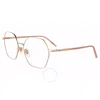 Chopard Demo Hexagonal Ladies Eyeglasses Vchg27m 02am 56
