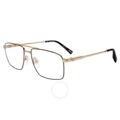 Chopard Demo Navigator Men's Eyeglasses Vchf56 08fw 57 In Black / Gold / Grey