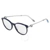 Chopard Demo Oval Ladies Eyeglasses Vch289s 09ql 52