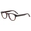 Chopard Demo Oval Men's Eyeglasses Vch327 909k 49 In Brown