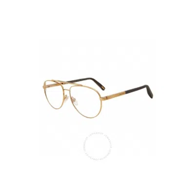 Chopard Demo Pilot Unisex Eyeglasses Vchd21 08ff 57 In Gold