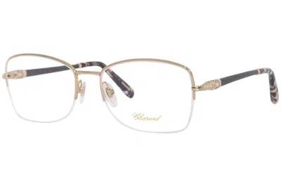 Chopard Demo Rectangular Ladies Eyeglasses Vchc72s 0300 55 In ["gold Tone"]