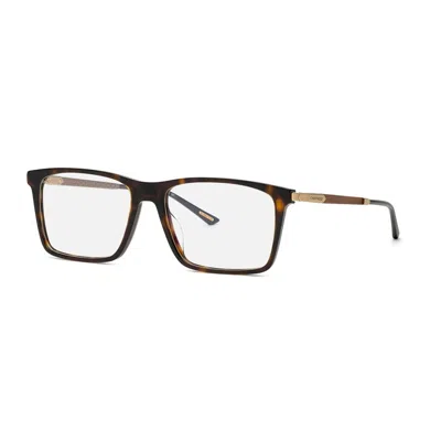 Chopard Demo Rectangular Men's Eyeglasses Vch343 0722 55 In Gold