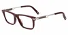 Chopard Demo Rectangular Men's Eyeglasses Vch357 01ck 55 In Green