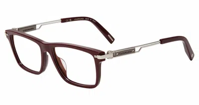 Chopard Demo Rectangular Men's Eyeglasses Vch357 01ck 55 In Green