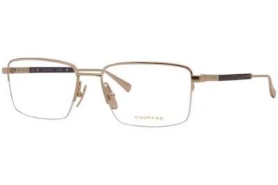 Chopard Demo Rectangular Men's Eyeglasses Vchd18m 0300 56 In ["gold Tone"]
