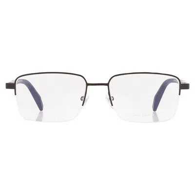 Chopard Demo Rectangular Men's Eyeglasses Vchf55 0531 56 In Black / Silver