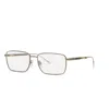 Chopard Demo Rectangular Men's Eyeglasses Vchg05 08ts 57 In Gold