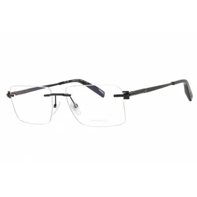 Chopard Demo Rectangular Men's Eyeglasses Vchl18 0530 58 In Black