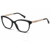 Chopard Demo Square Ladies Eyeglasses Vch243s 0700 53 In Black