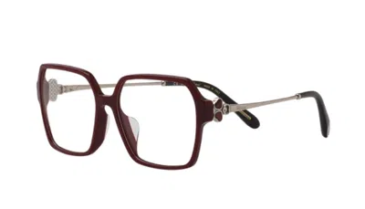 Chopard Demo Square Ladies Eyeglasses Vch345g 0g96 55 In Orange