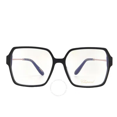 Chopard Demo Square Ladies Eyeglasses Vch345g 700y 55 In Black