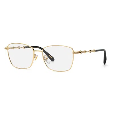Chopard Demo Square Ladies Eyeglasses Vchg65s 0300 55 In Metallic