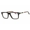 Chopard Demo Square Men's Eyeglasses Vch313 0722 53 In Brown