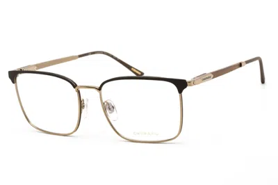 Chopard Demo Square Men's Eyeglasses Vchg06 02a8 55 In ["grey","gold Tone"]
