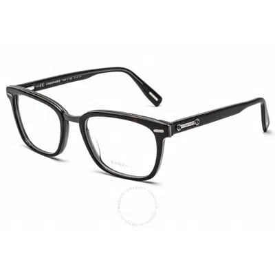 Chopard Demo Square Unisex Eyeglasses Vch203 0z97 52 In Tortoise