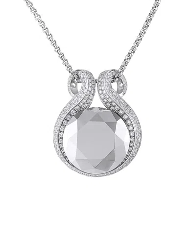 Pre-owned Chopard Dnu Dupe Skus  18k Diamond & Hematite Necklace (authentic Pre-loved)