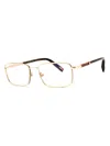 Chopard Elegant Rectangular Men's Eyeglasses In Gold