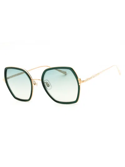 Chopard Elegant Rectangular Women's Sunglasses In Green