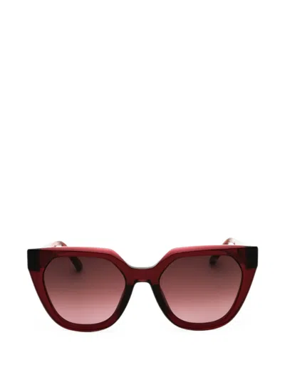 Chopard Eyewear Cat-eye Sunglasses In Burgundy