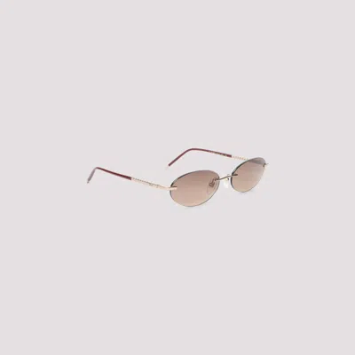 Chopard Eyewear Delicate Women's Acetate & Metal Sunglasses In Gold