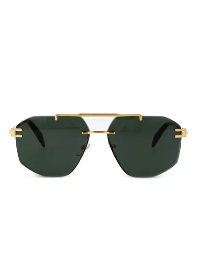 Chopard Eyewear Geometric Frame Sunglasses In 金色