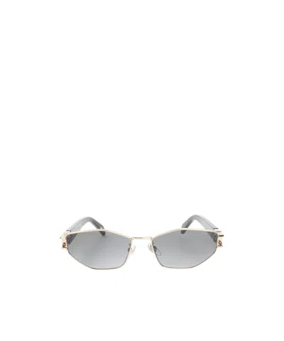 Chopard Eyewear Geometric Frame Sunglasses In Gray