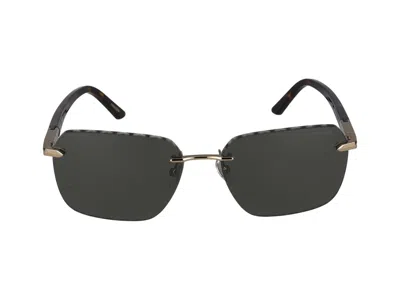 Chopard Eyewear In Gold Grey Gloss