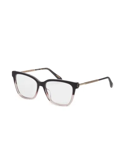 Chopard Eyewear 그레이디언트 이펙트 스퀘어 프레임 안경 In Black