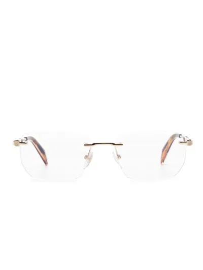 Chopard Eyewear Rahmenlose Brille Mit Logo-gravur In Gold