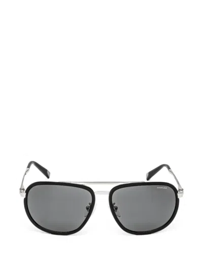 Chopard Eyewear Pilot-frame Sunglasses In Black