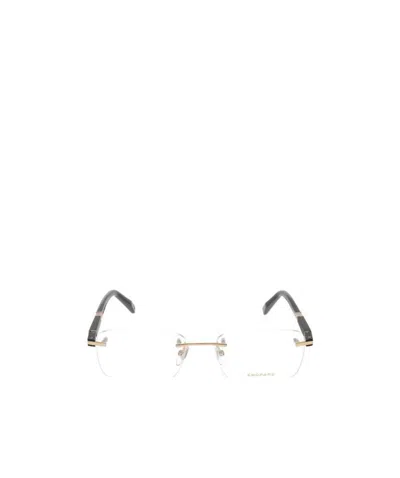 Chopard Eyewear Rectangular Frame Glasses In White
