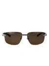 Chopard Eyewear Square Frame Sunglasses In 黑色
