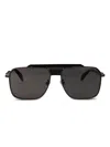 Chopard Eyewear Square Frame Sunglasses In 黑色