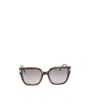 Chopard Eyewear Square Frame Sunglasses In Brown