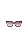 Chopard Eyewear Square Frame Sunglasses In Multicolor