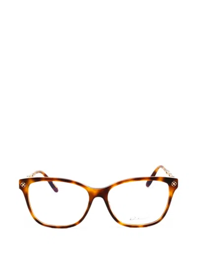 Chopard Eyewear Square-frame Glasses In Brown