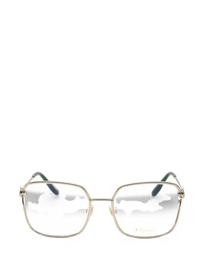 Chopard Eyewear Square-frame Glasses In Gold