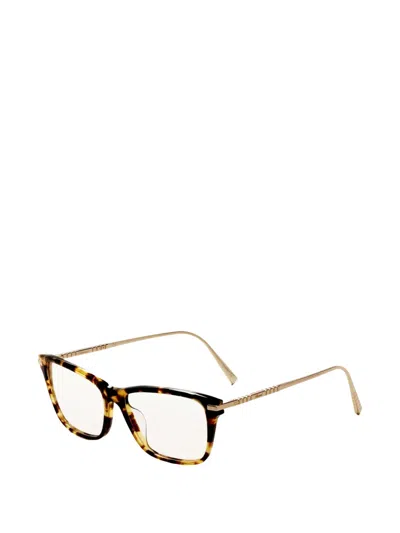 Chopard Eyewear Tortoiseshell-effect Square-frame Glasses In Transparent