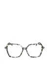 Chopard Eyewear Tortoiseshell-pattern Square-frame Glasses In Multi